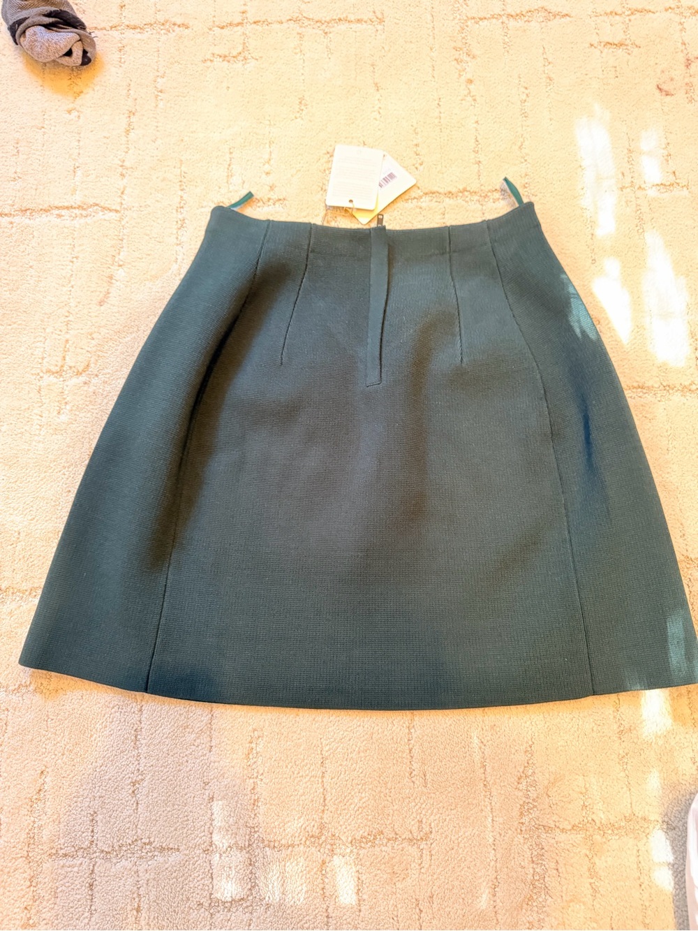 Scanlan Theodore Dark Green Peplum skirt